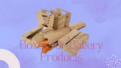 Elegant Custom Food Boxes for Bakery Products